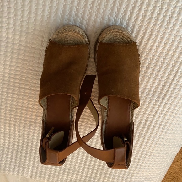 Marc Fisher Brown Platform Espadrilles - Picture 2 of 6